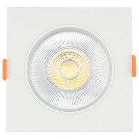 Spot Easy Led Embutir Quadrado 12W 6500K Branco Bronzearte