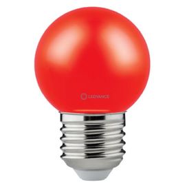 Lâmpada Led Bolinha 1,2W 20lm E27 Vermelha Ledvance