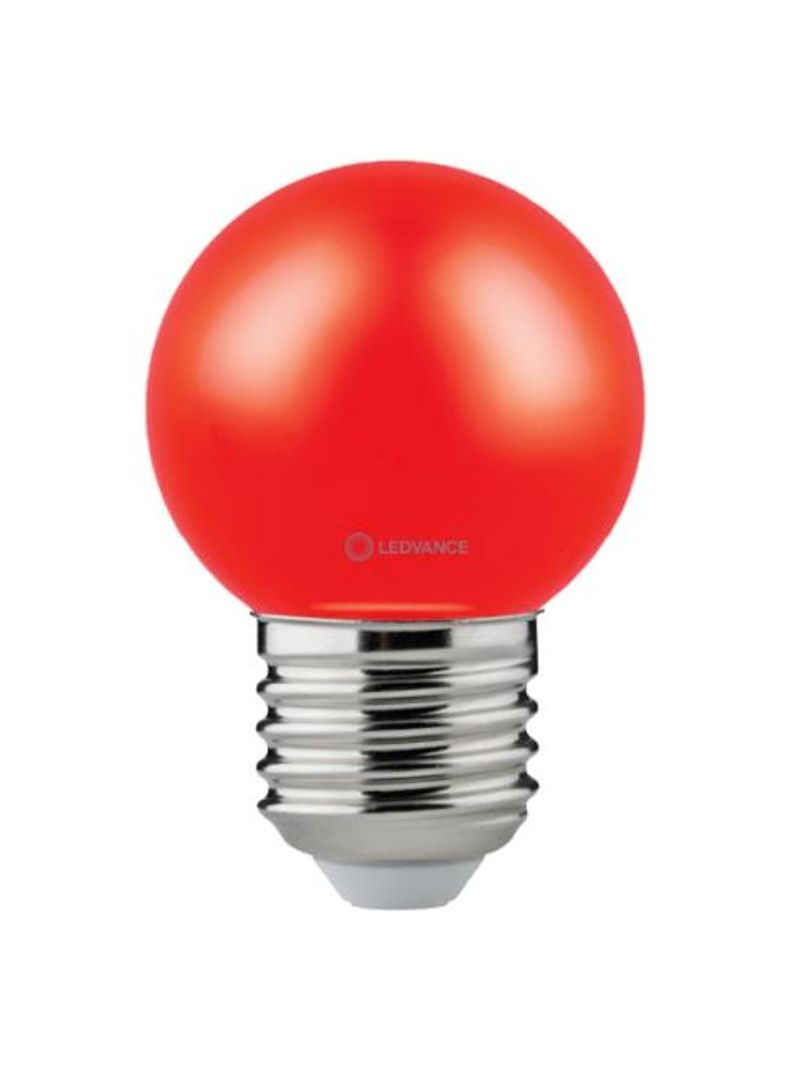 Lampada-Led-Bolinha-12W-20lm-E27-Vermelha-Ledvance
