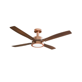 Ventilador de Teto 4 Pás Vintage Led Cobre Venti-Delta
