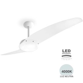 Ventilador Teto Led Neevo2 135w Branco Spirit