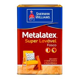 Tinta Acrílico Metalatex 18L Branco Fosco Sherwin Williams