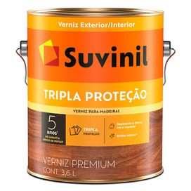 Verniz Tripla Proteção Brilhante 3.6 Litros Mogno Suvinil