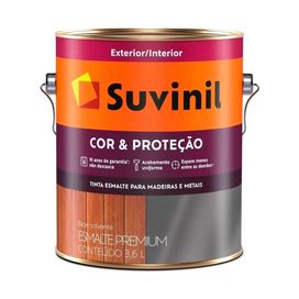 Esmalte Premium Acetinado Cor & Proteção 3,6 Litros Branco Suvinil