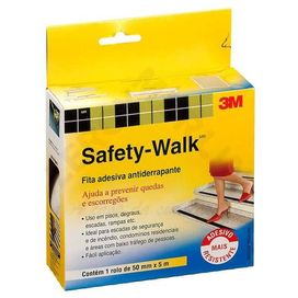 Fita Antiderrapante Safey-Walk 50mmx5m Transparente 3M