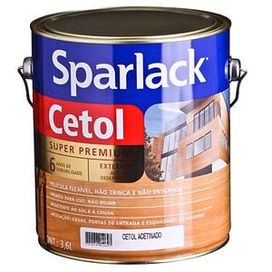 Verniz Sparlack Cetol Ipê acetinado 3,6 litros Ypiranga Coral