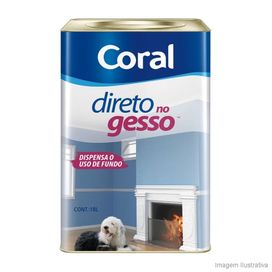 Direto Gesso 18L Coral Branco Neve Coral