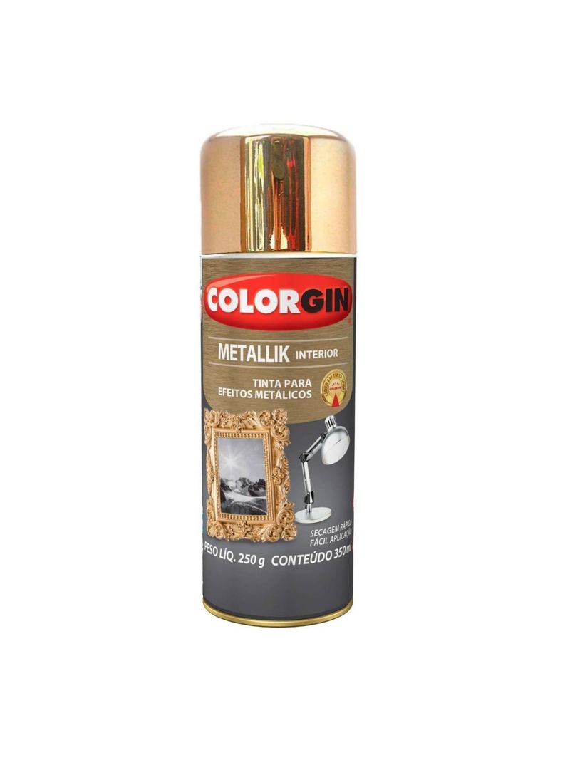 Tinta-Spray-Metallik-Dourado-350ML-Colorgin