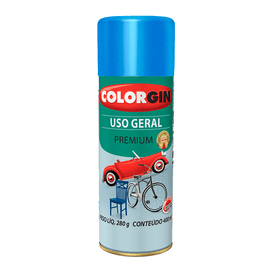 Tinta Spray Uso Geral Azul Copacabana 400ML Colorgin