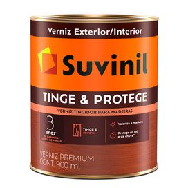 Verniz Tinge e Protege Brilhante 0,9 litros Mogno Suvinil