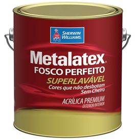 Tinta Acrílico Metalatex Fosco 3.6l Bianco Sereno Sherwin  Williams