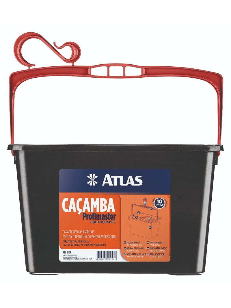 Cacamba-Profimaster-para-Pintura-10l-610p-Preta-Pinceis-Atlas