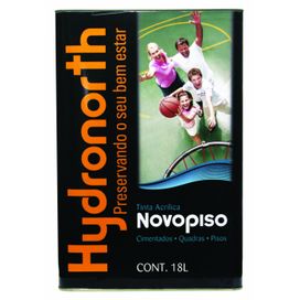 Tinta Novo Piso Preto Fosco 18 Litros Hydronorth