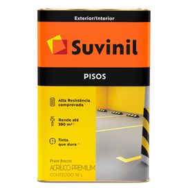 Tinta Acrílica Piso Fosco 18L Amarelo Demarcação Suvinil
