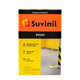 Tinta Acrílica Piso Fosco 18L Branco Suvinil