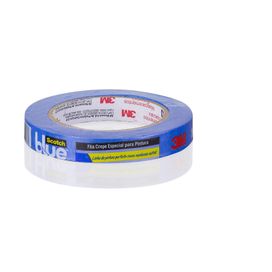 Fita Crepe Profissional 18mm x 50m Azul 3M