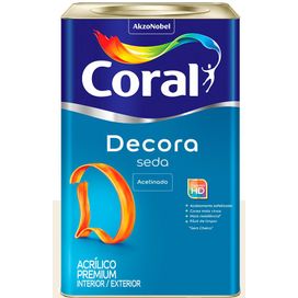 Tinta Decora Seda Acetinado Branco 18L Coral