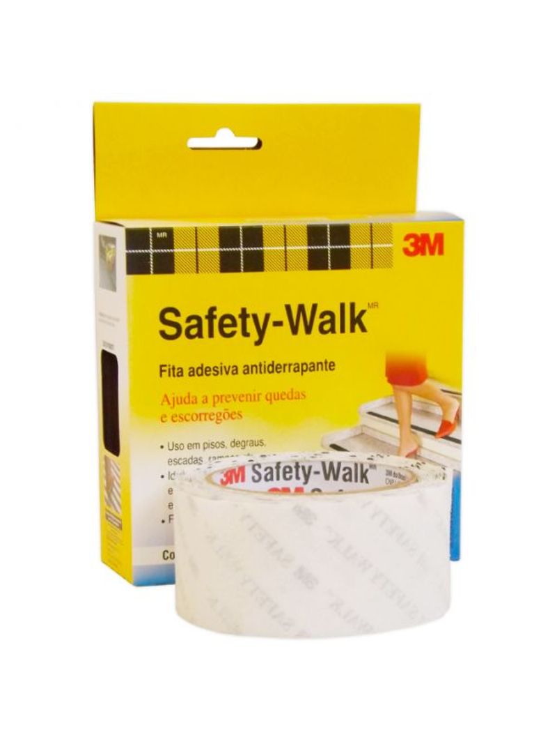 Fita Antiderrapante Safety Walk Transparente 50mm X 5m 3M