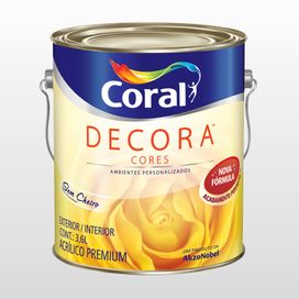 Tinta Novo Decora Fosco 3,6 litros Palha Coral