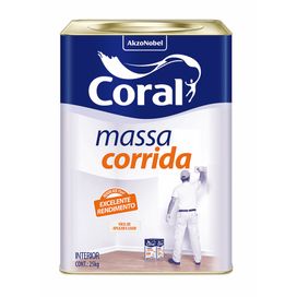 Massa Corrida 25kg Coral
