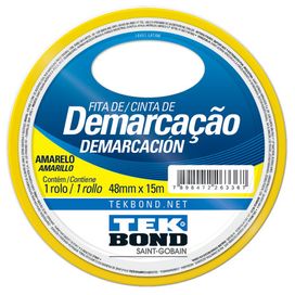 Fita Demarcação Amarela 48mmx15m TekBond