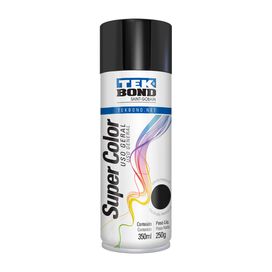 Tinta Spray Uso Geral 350ML Preto Brilhante TekBond