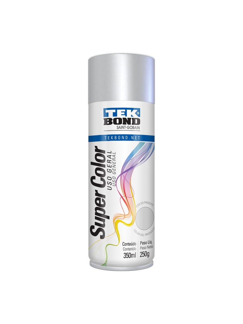 Tinta-Spray-Brilho-Aluminio-350Ml-Uso-Geral-TekBond