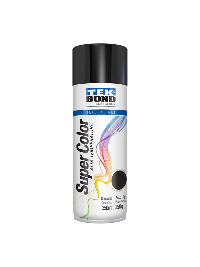 Tinta-Spray-Alta-Temperatura-350ML-Preto-TekBond