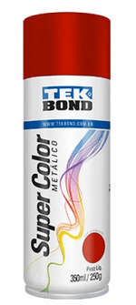 Tinta-Spray-350ml-Uso-Geral-Vermelho-Metalico-Tekbond