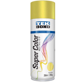 Tinta Spray 350ml Uso Geral Ouro Metálico Tekbond