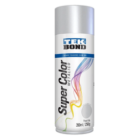 Tinta Spray 350ml Uso Geral Prata Metálico Tekbond