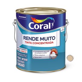 Tinta Acrílico Fosco Rende Muito Standard 3,2 Litros Marfim Coral