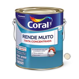 Tinta Acrílico Fosco Rende Muito Standard 3,2 Litros Palha Coral