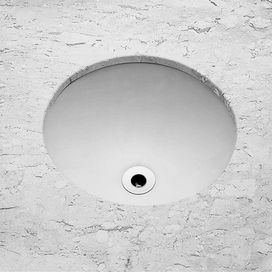 Cuba de Embutir Redonda 36cm Branca Celite