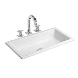 Cuba de Sobrepor Retangular L-1070 Branco Deca