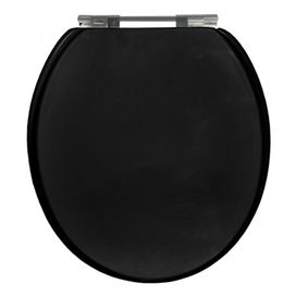 Assento Laqueado Convencional Preto Sicmol