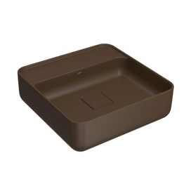 Cuba de Apoio Quadrada com Mesa 40CM L.11040 Marrom Fosco Deca
