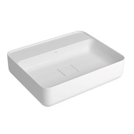 Cuba de Apoio Retangular com Mesa 50CM L.13050 Branca Deca