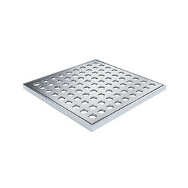 Grelha Quadrada 15X15cm com Caixilho 1919 Cromado Fani