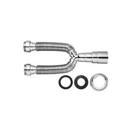 Sifão Articulado Universal Duplo 031601-41 Metalizado Blukit