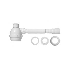 Sifão Copo para Pia e Tanque 031301-41 Branca Blukit