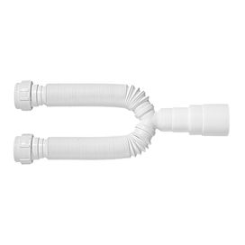 Sifão Articulado Universal Flex Duplo 030205-41 Branca Blukit