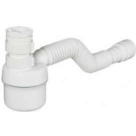 Sifão Ajustável Multiuso com Copo Pvc Branco Tigre