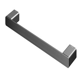 Porta Toalha Rosto 30cm Flat Grafite Escovado Docol