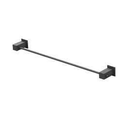 Porta Toalha Reto Longo 4400 Bk220 Bella Preto Fosco Fani