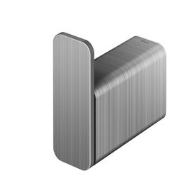 Cabide Simples Flat Grafite Escovado Docol