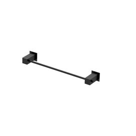 Porta Toalha Reto Curto 4410 Bk220 Bella Preto Fosco Fani