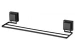Porta-Toalha-Duplo-8054-com-Ventosa-Preto-Fosco-Future