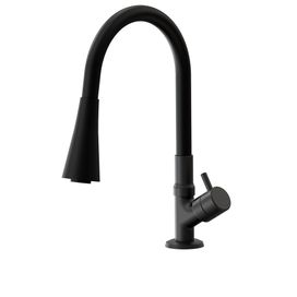 Torneira para Pia Mesa 1166 Bk99 Flex Preto Fosco Fani