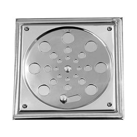 Grelha Quadrada 10x10 Com Caixilho Cromado Esteves